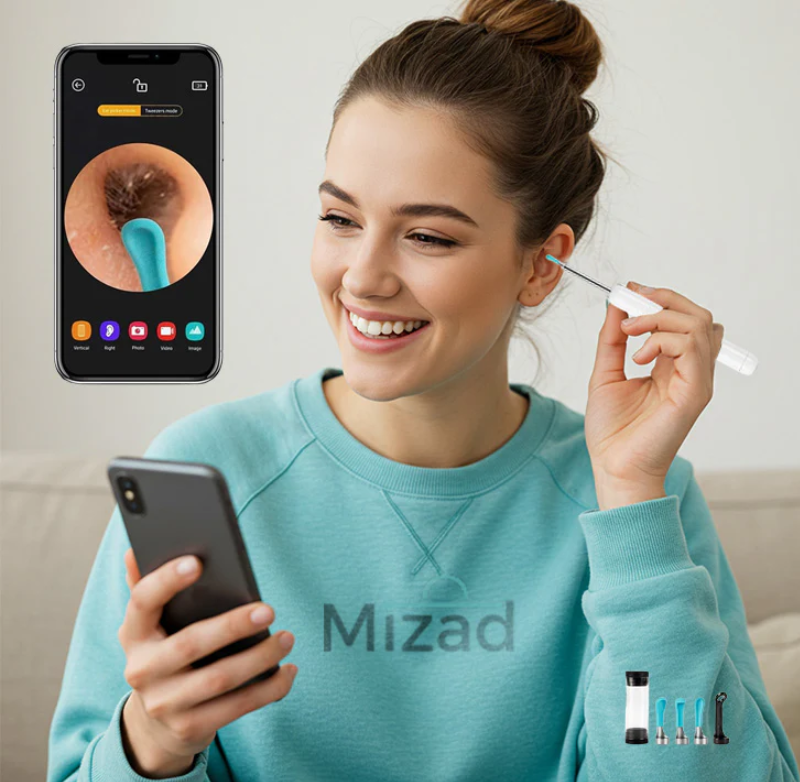 كاميرا تنظيف الأذن الذكية رؤية واضحة وتنظيف آمن